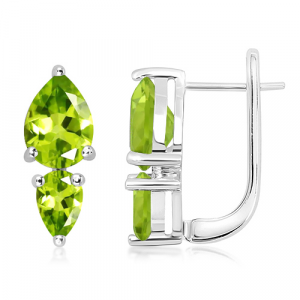 Silver earrings