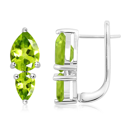 Silver earrings