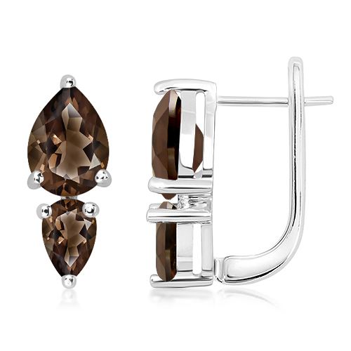 Silver earrings
