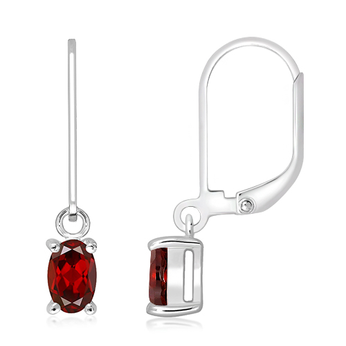 Silver earrings