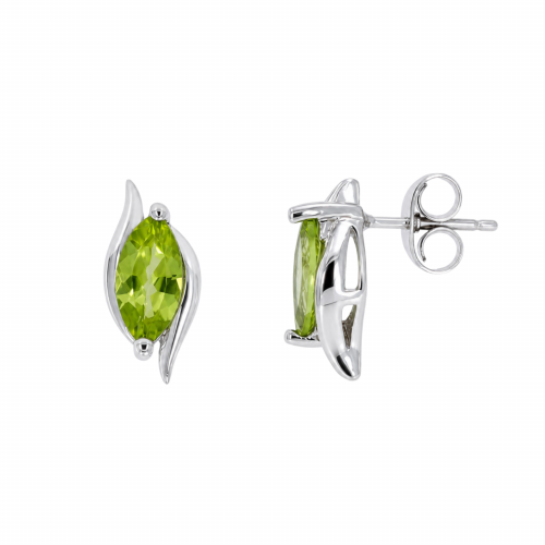 Silver earrings