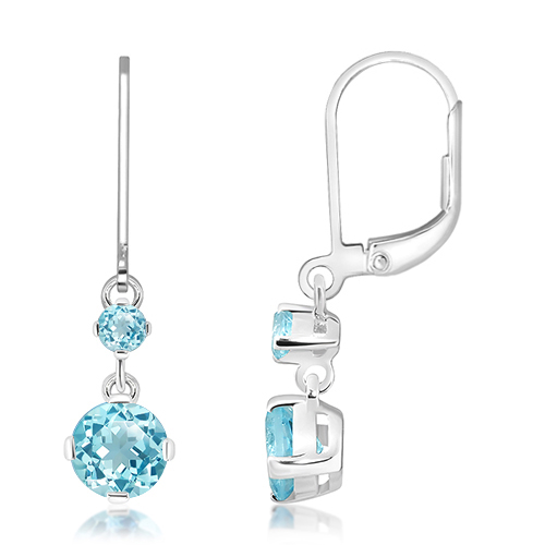 Silver earrings