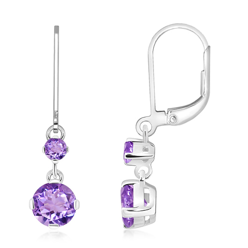 Silver earrings