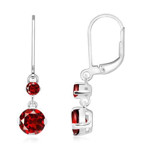 Silver earrings