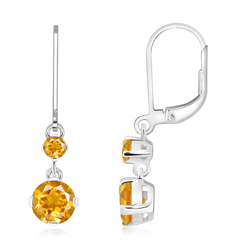 Silver earrings