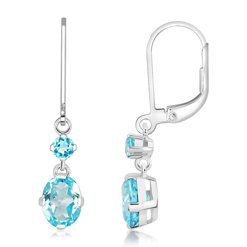 Silver earrings