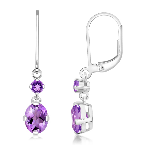 Silver earrings