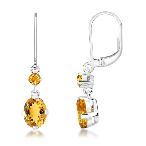 Silver earrings