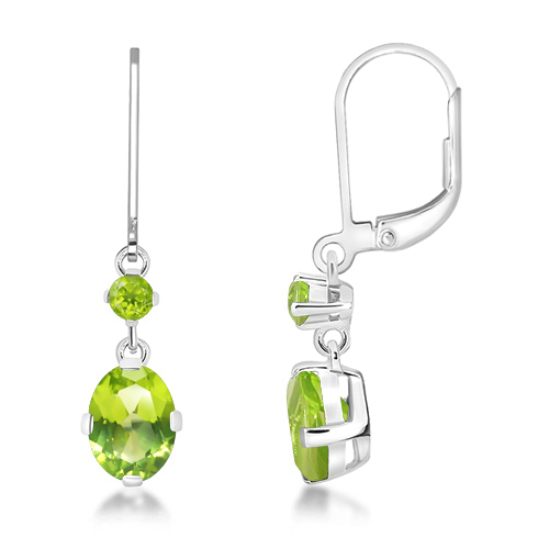 Silver earrings