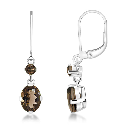 Silver earrings