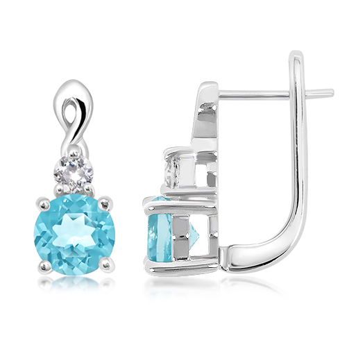 Silver earrings