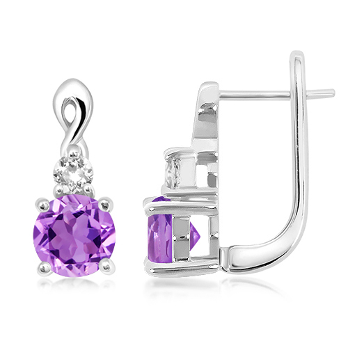 Silver earrings