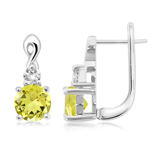 Silver earrings