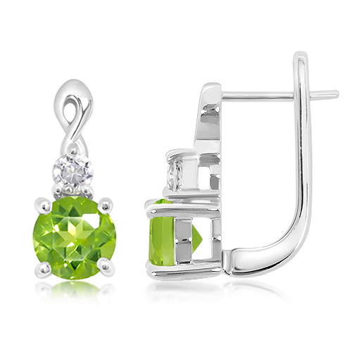 Silver earrings