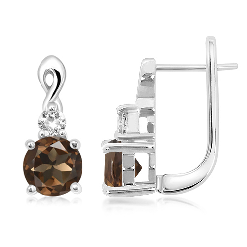 Silver earrings