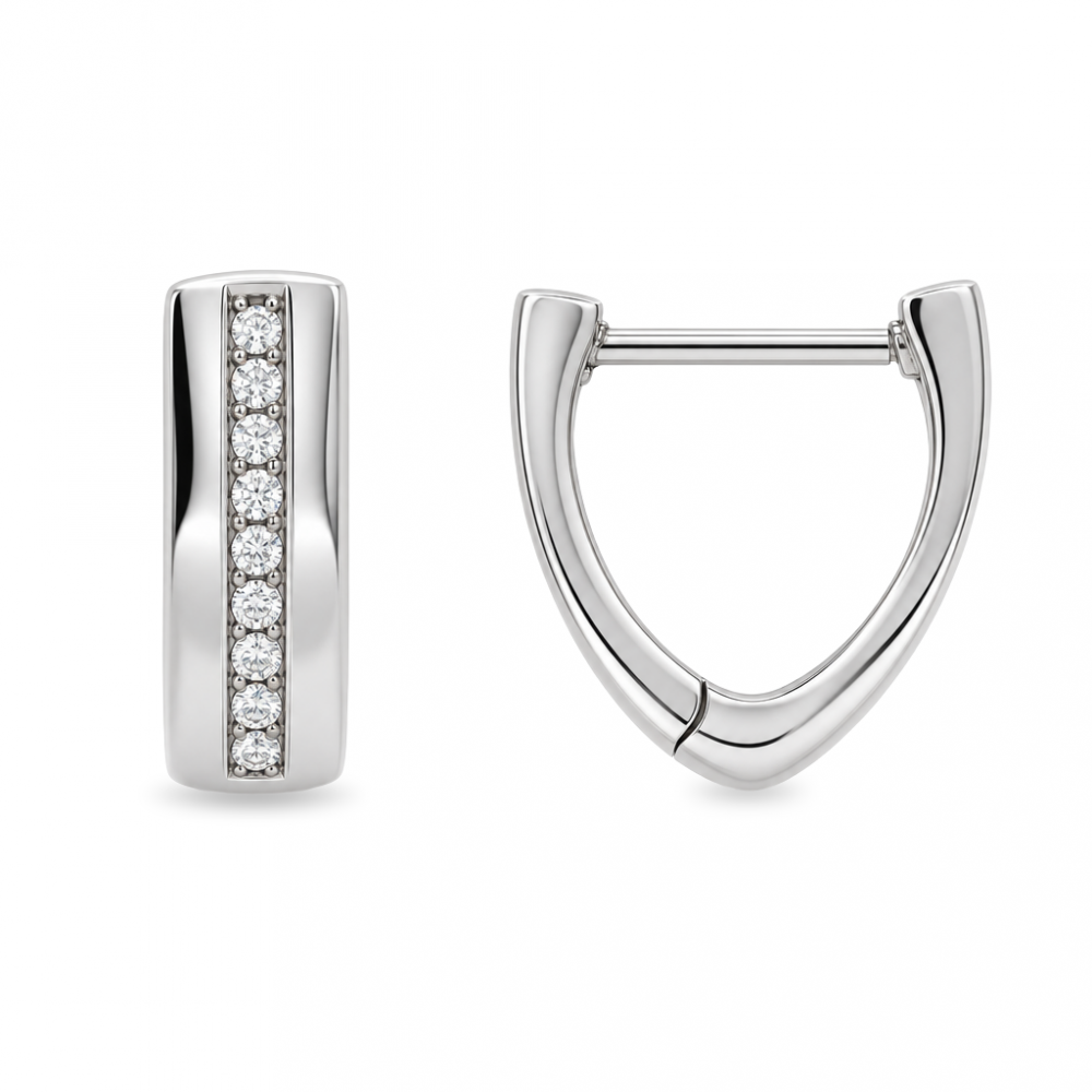 Silver earrings