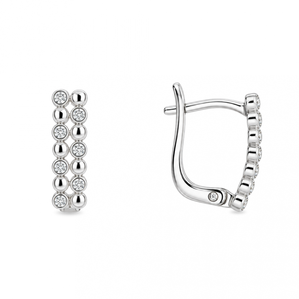 Silver earrings