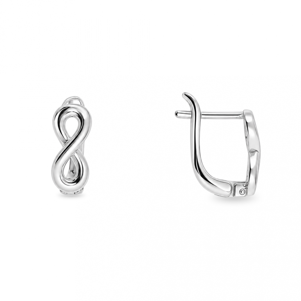 Silver earrings