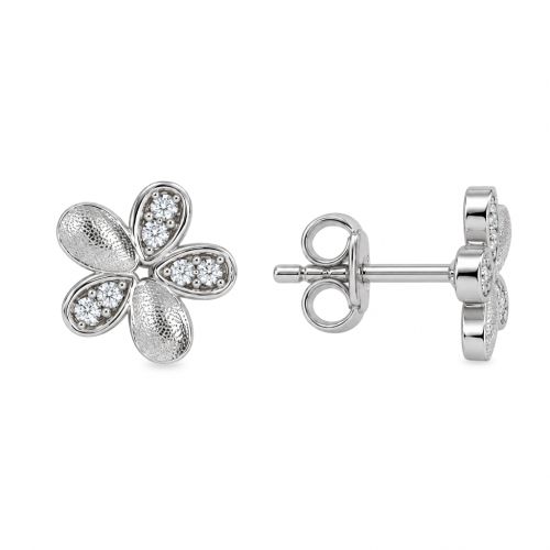 Silver earrings