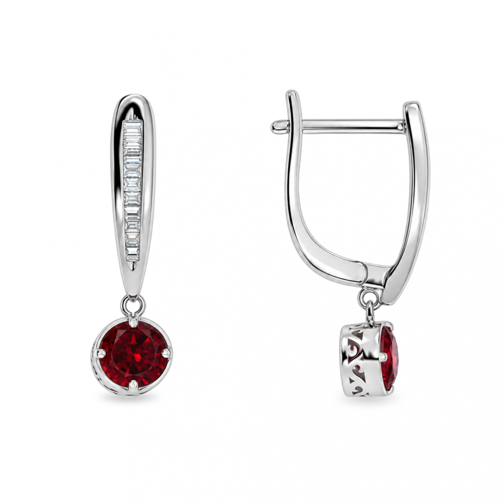 Серебряные серьги