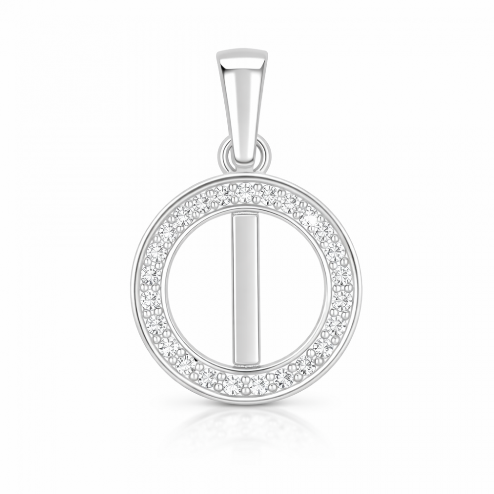 Серебряный кулон „Буква