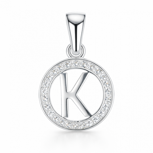 Серебряный кулон „Буква