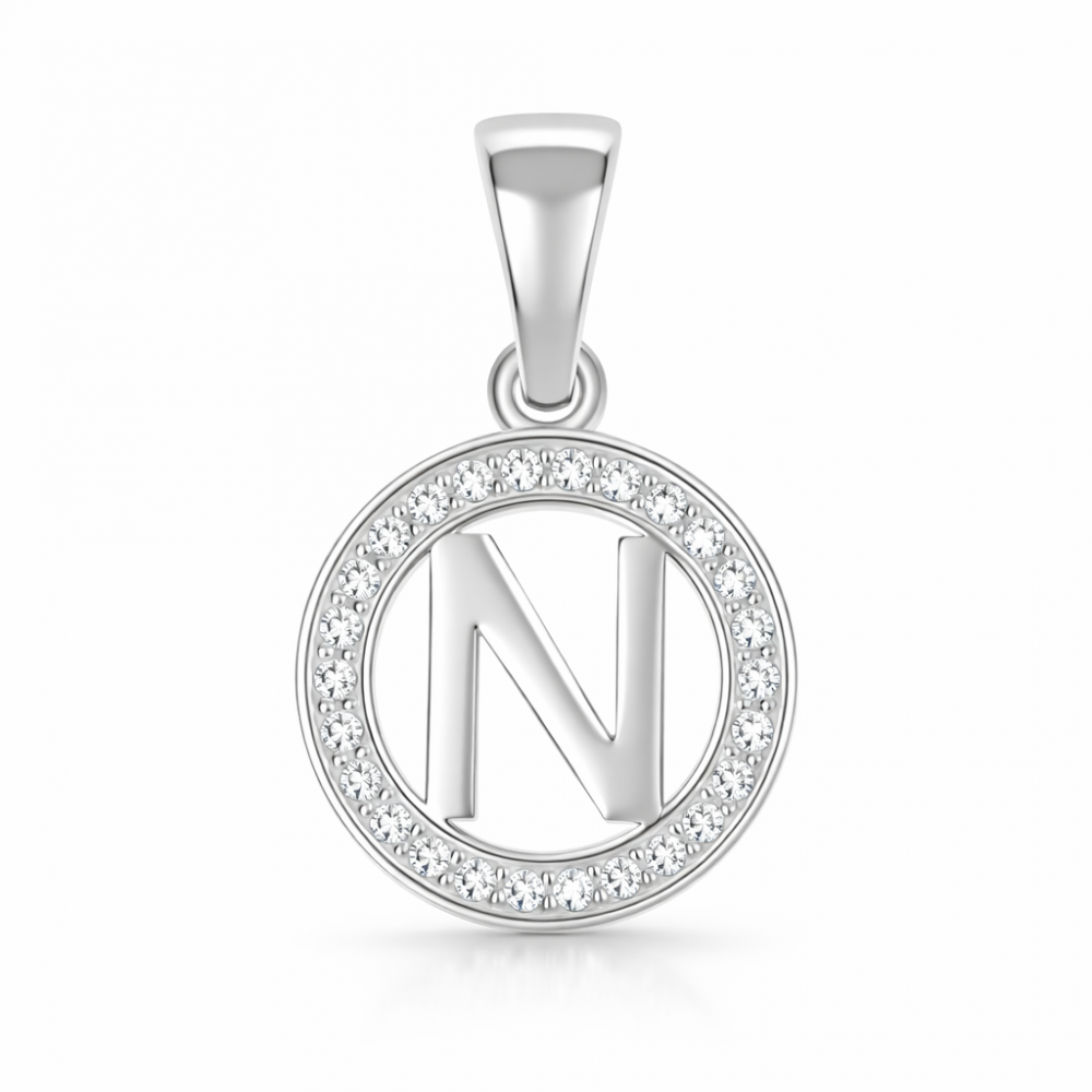 Серебряный кулон „Буква