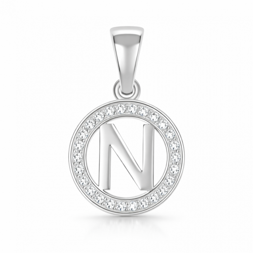 Серебряный кулон „Буква