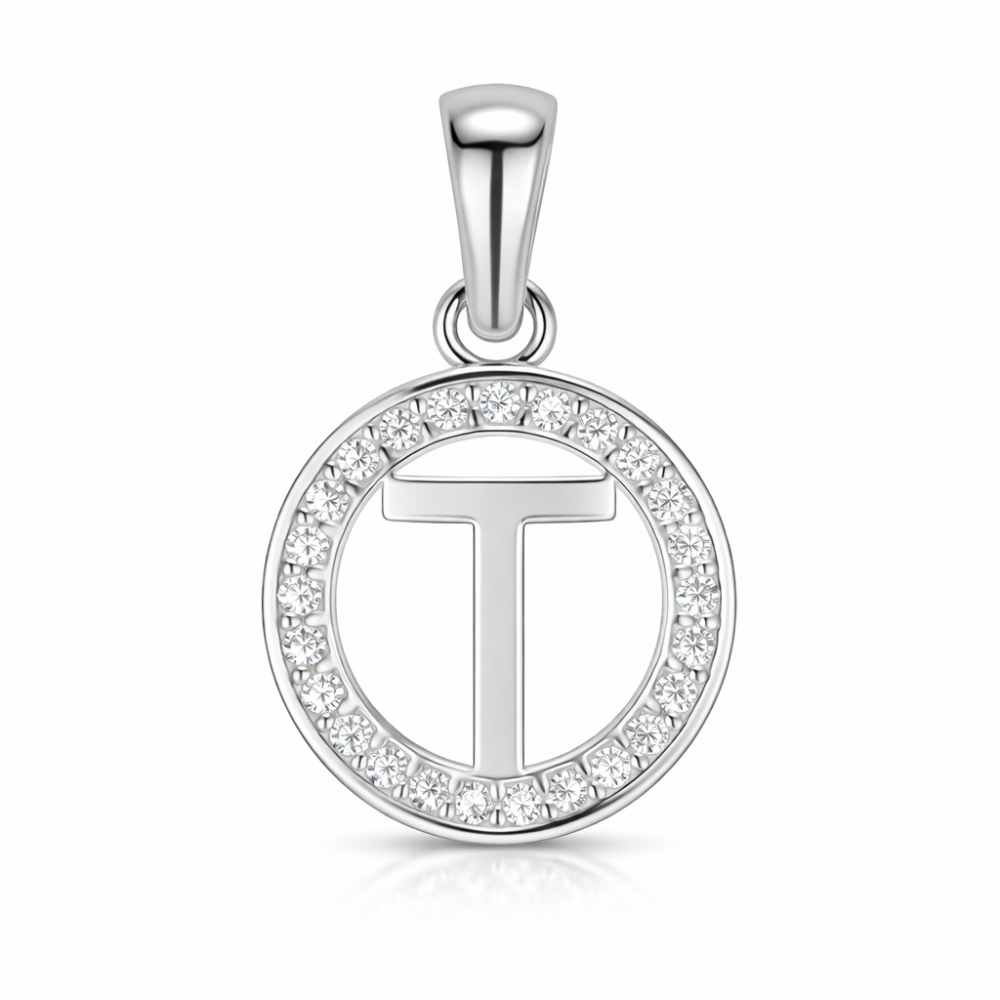 Серебряный кулон „Буква