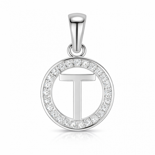 Серебряный кулон „Буква