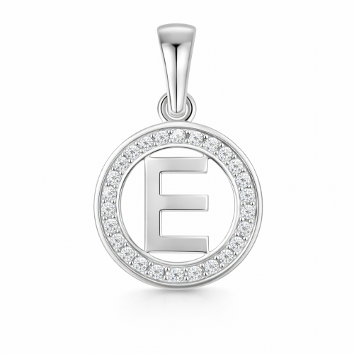 Серебряный кулон „Буква