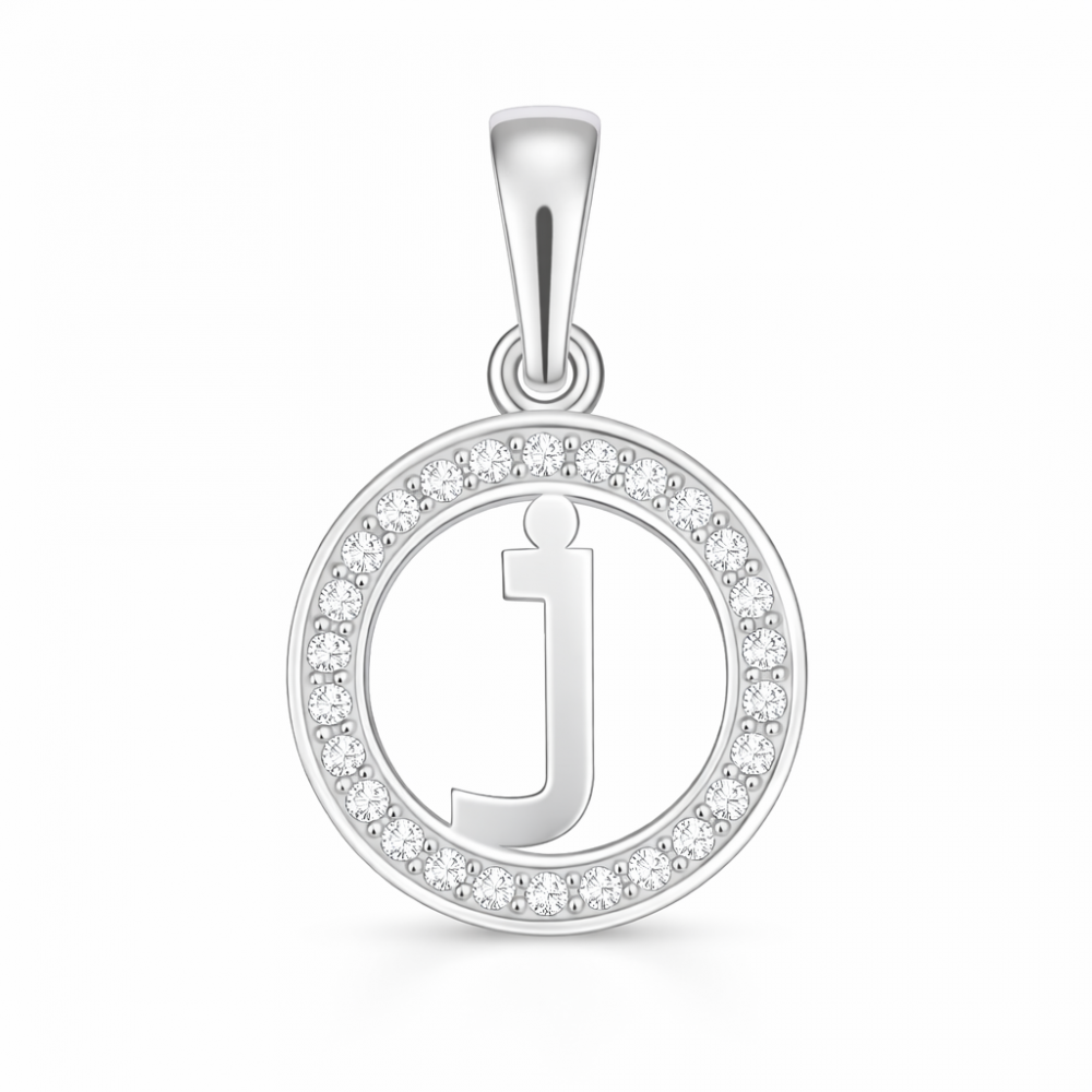 Серебряный кулон „Буква