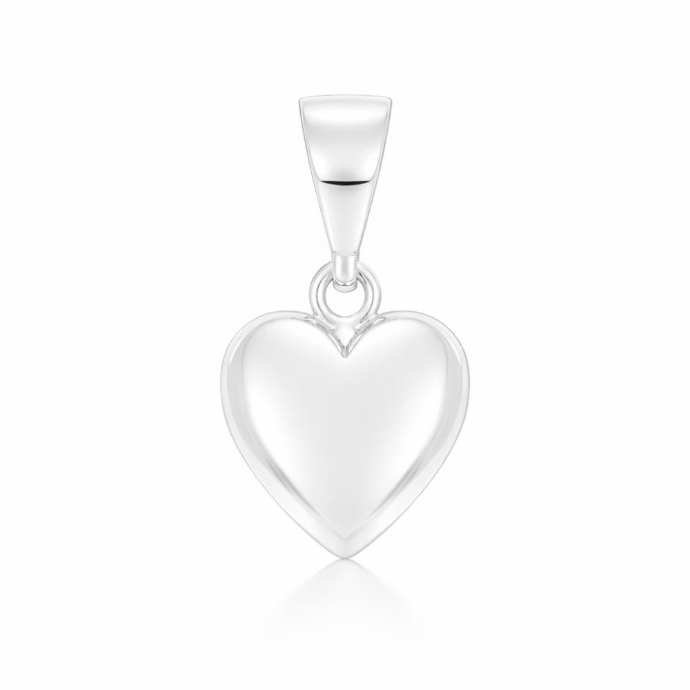 Серебряная подвеска „Сердечко