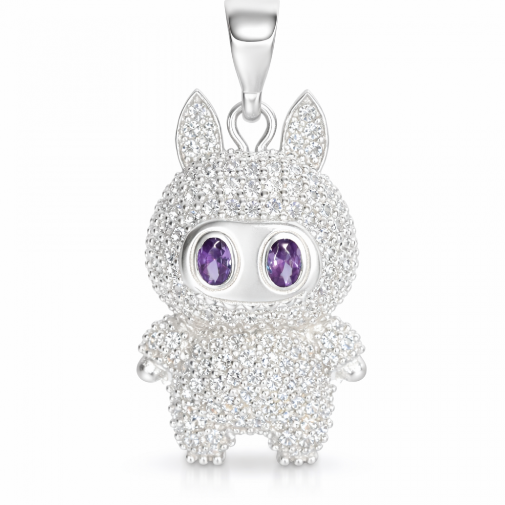 Silver Pendant „Labubu“