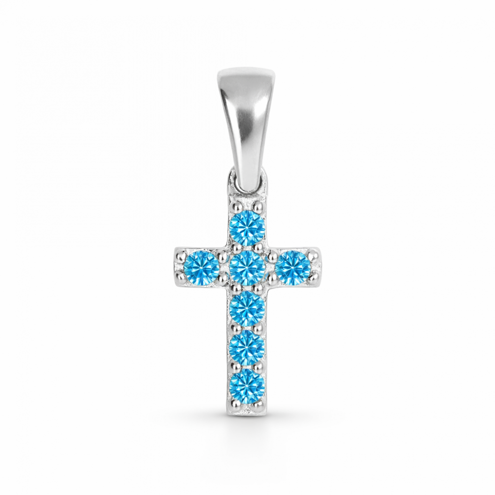 Серебряный кулон ,,Крестик