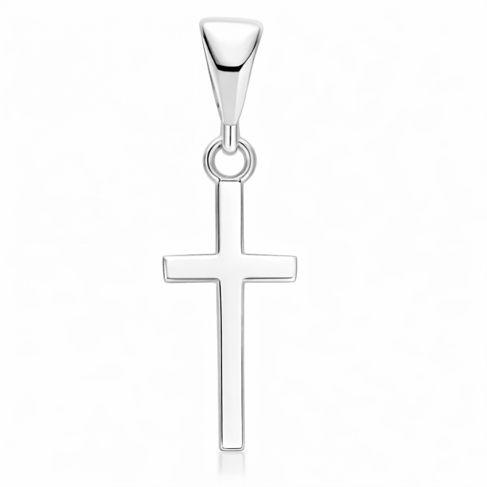 Серебряный кулон ,,Крестик