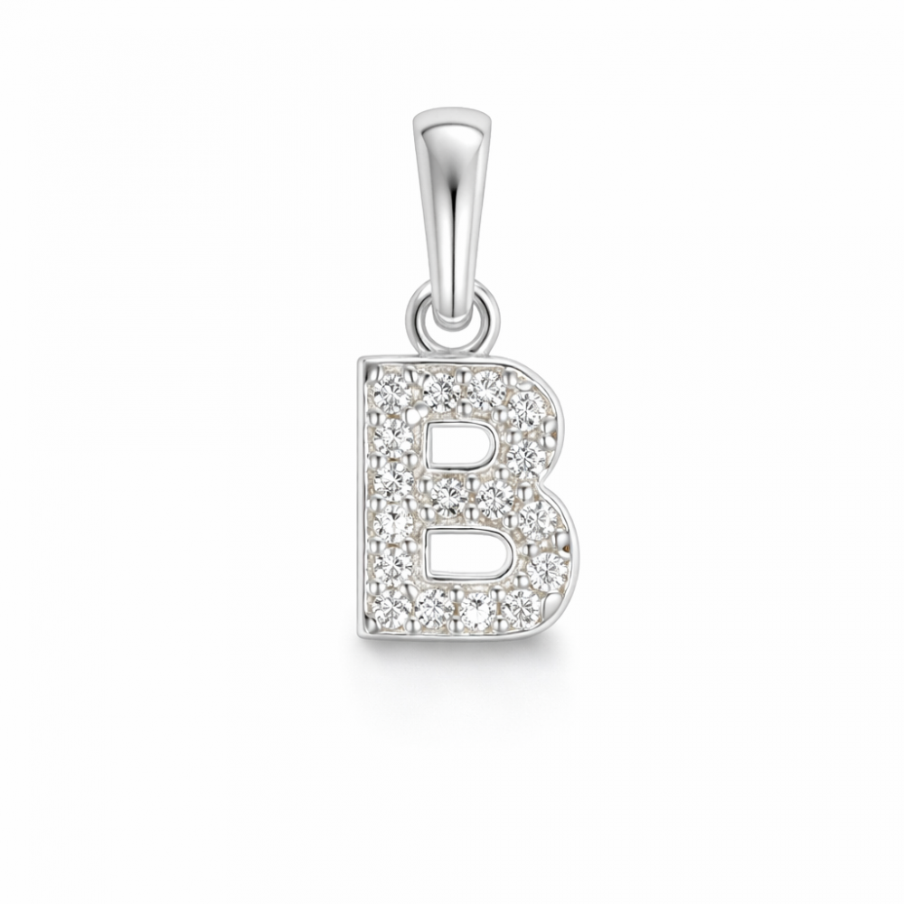 Серебряный кулон „Буква