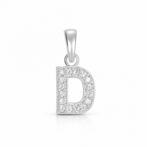 Серебряный кулон „Буква