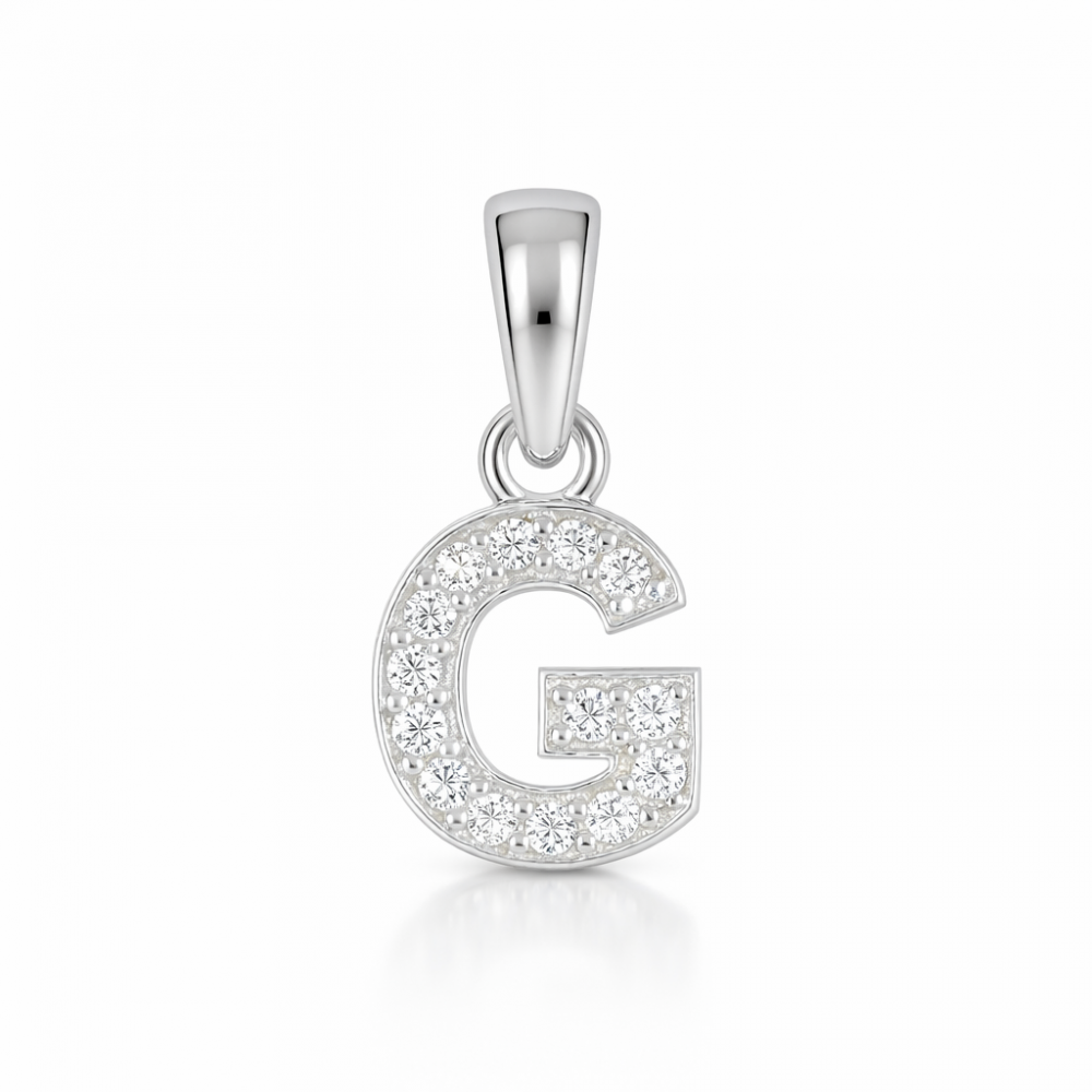 Серебряный кулон „Буква