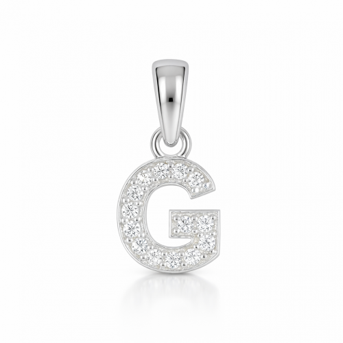Серебряный кулон „Буква