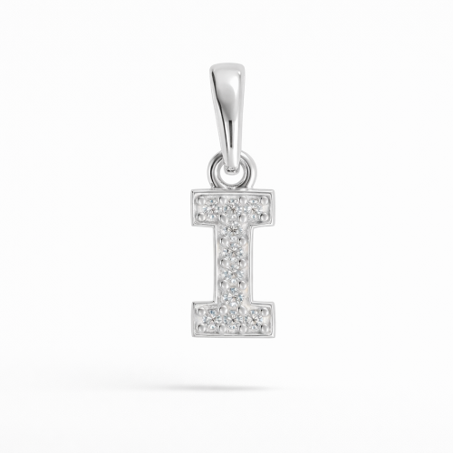 Серебряный кулон „Буква