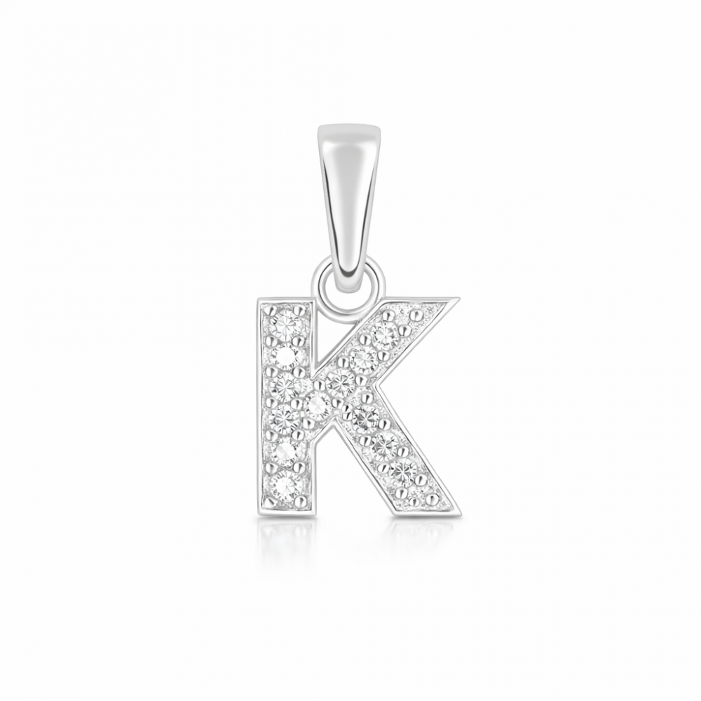 Серебряный кулон „Буква