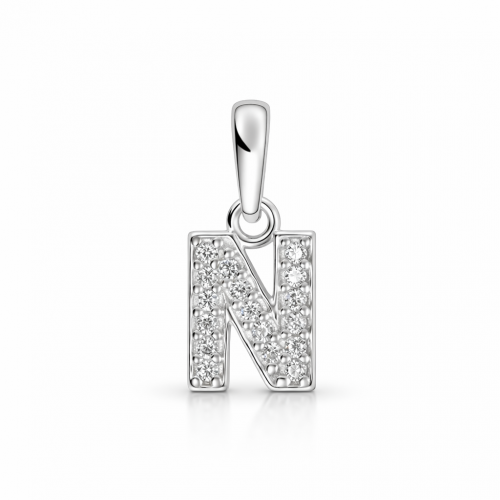 Серебряный кулон „Буква