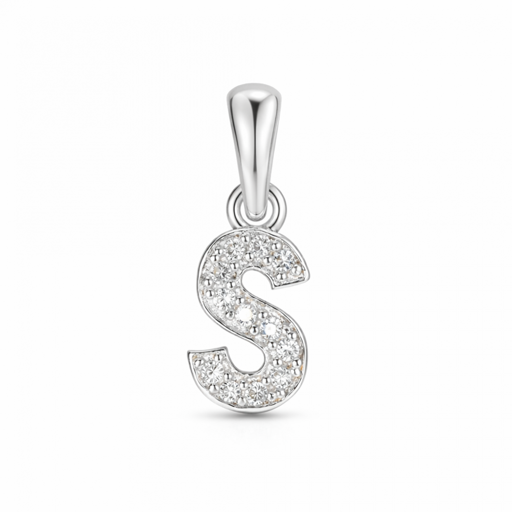 Silver pendant „Letter“