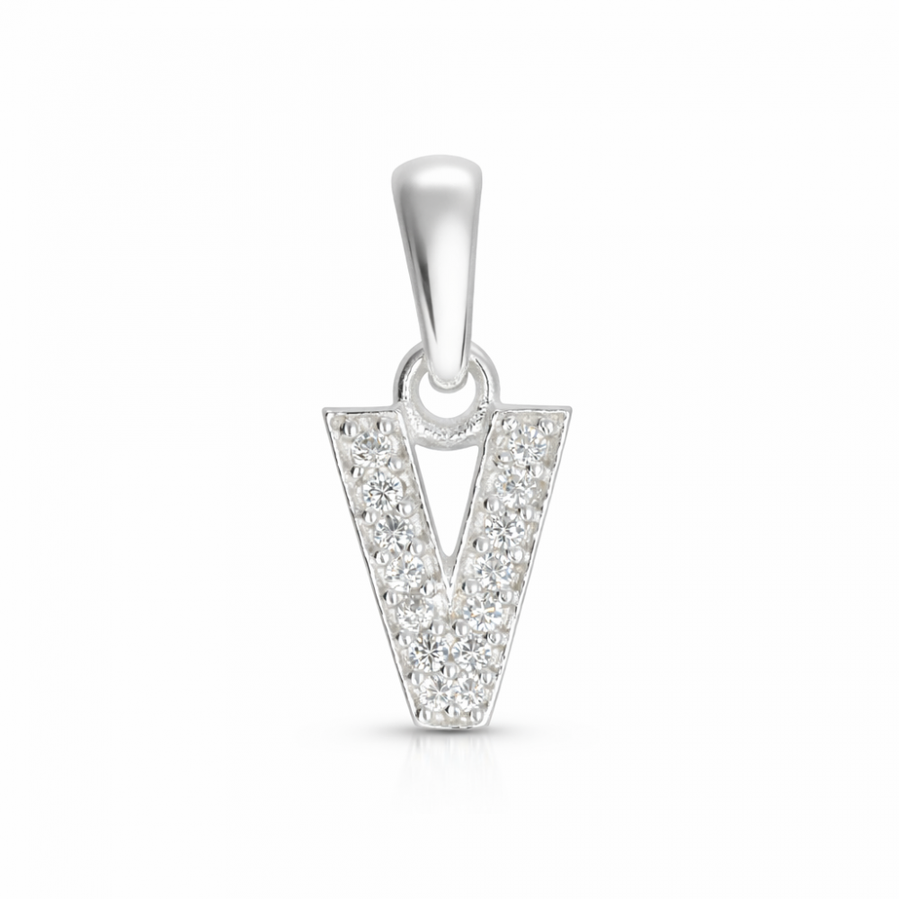Silver pendant „Letter“