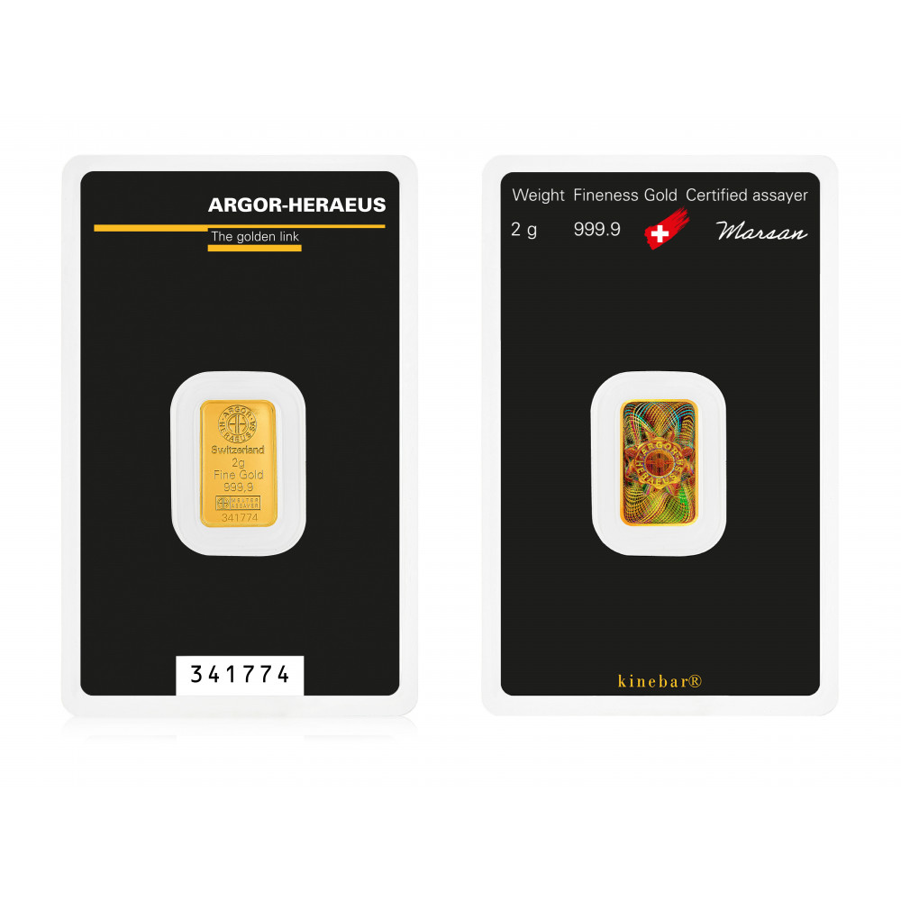 2 g. Investicinio aukso luitas (Kinebar)