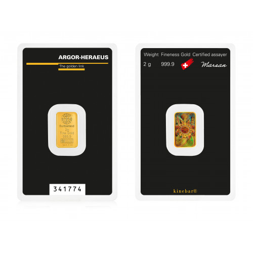 2 g. Investicinio aukso luitas (Kinebar)