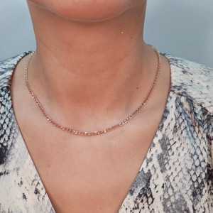 Gold Mona Lisa weave chain