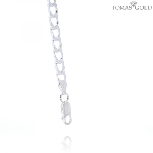 Silver gourmet weave bracelet