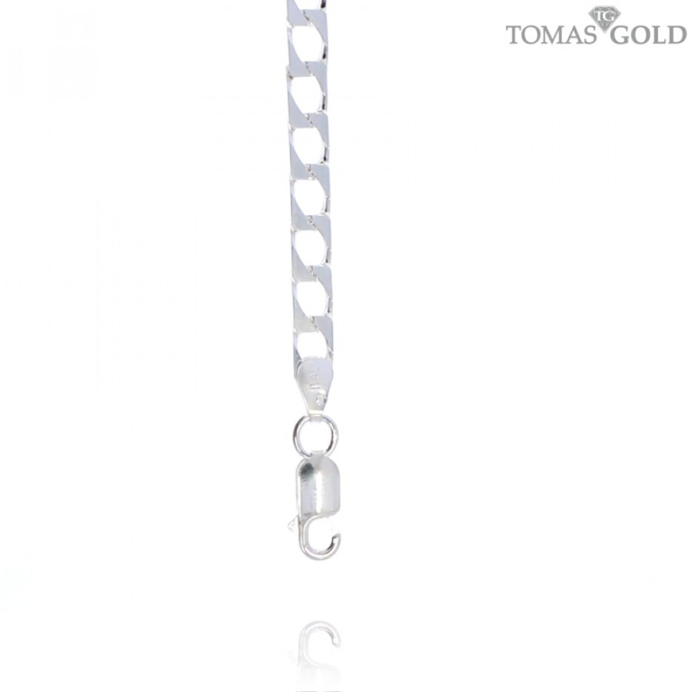 Silver gourmet weave bracelet